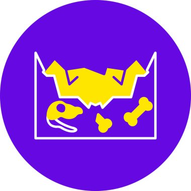 Balık simgesinin vektör illüstrasyonu