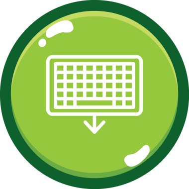 Modern b-harfinin vektör simgesi