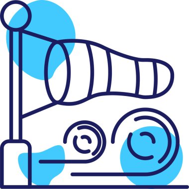 Modern b 'nin vektör illüstrasyonu boru simgesinden yoksun