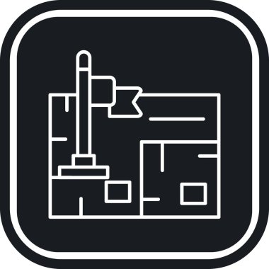 vektör yapı simgesi illüstrasyonu