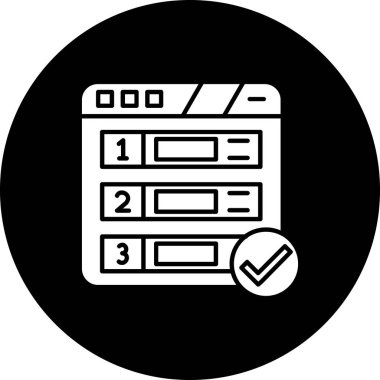 Cep telefonunun web simgesi, vektör illüstrasyonu