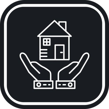 ev simgesi vektör illüstrasyonu