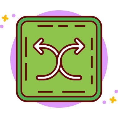 ok simgesi vektör illüstrasyonu