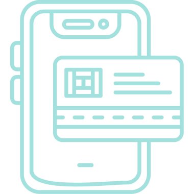 - Telefon. Web simgesi basit illüstrasyon