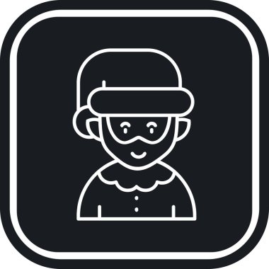 bebek ikonu vektör illüstrasyonu