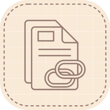 Dosya biçim simgesinin vektör illüstrasyonu