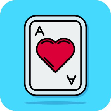 Poker kart vektör çizim