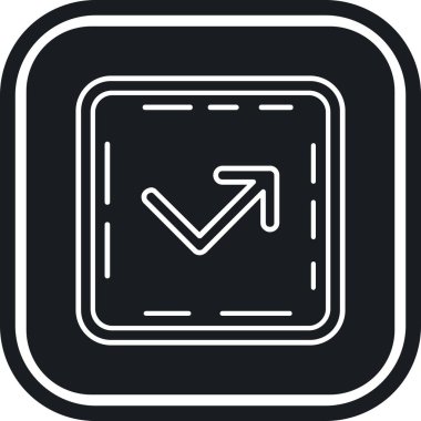 Moda biçimi izole edilmiş arkaplanda simgeyi kontrol et