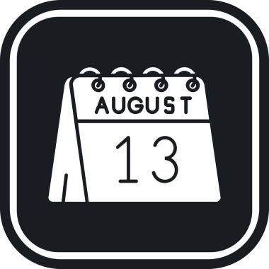 Takvim simgesinin vektör illüstrasyonu