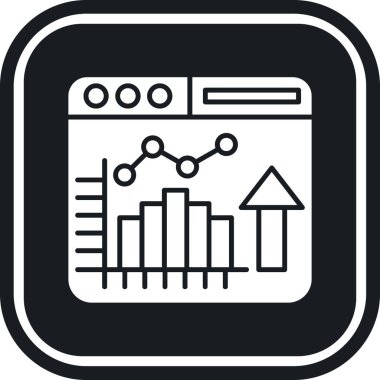 grafik vektör düz simgesi