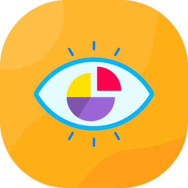 Pasta grafiğiyle göz.