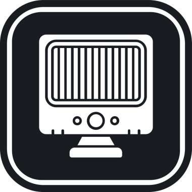 tren simgesi, vektör illüstrasyonu