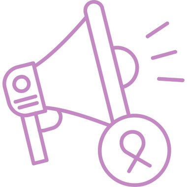 Konuşmacı. Web simgesi basit illüstrasyon