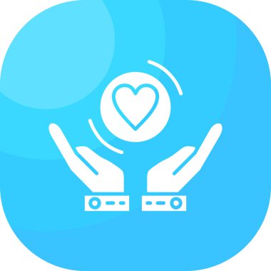 elleri simgeli kalp, basit tasarım