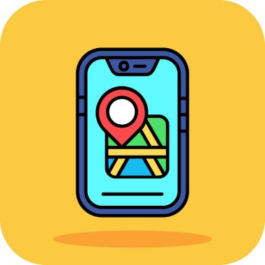 Harita gezinme konumu simgesi - taslak biçimi