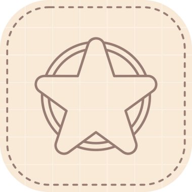 yıldız simgesi vektör illüstrasyonu