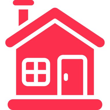 ev simgesi, vektör illüstrasyonu