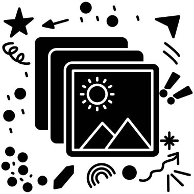 seo modern simgesinin vektör illüstrasyonu