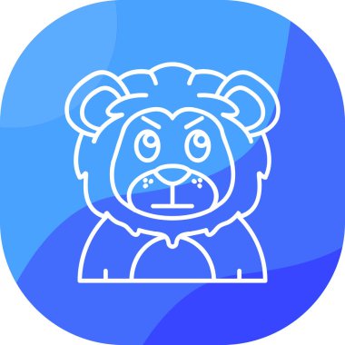 Ayı simgesinin vektör illüstrasyonu