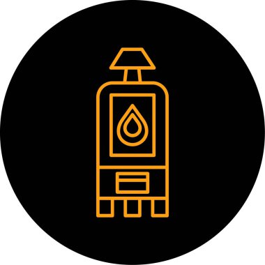 yağ ikonu vektör illüstrasyonu