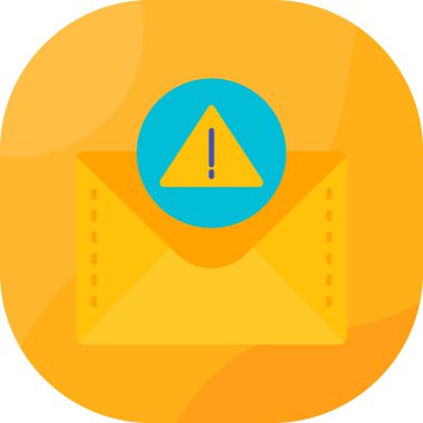 Zarf. Web simgesi basit illüstrasyon