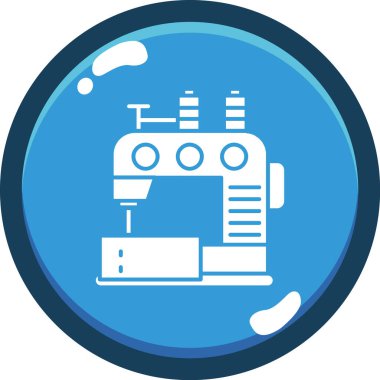 robot. Web simgesi basit illüstrasyon