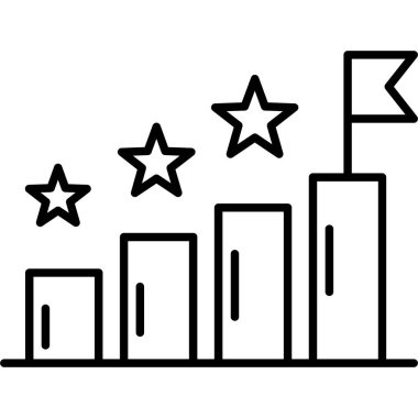 iş ve finans düz vektör simgesi.