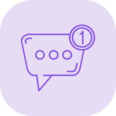 Konuş. Web simgesi basit illüstrasyon