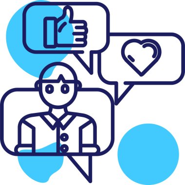 Geribildirim derecelendirme istemcisi simgesi - taslak biçimi