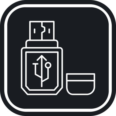 Parfüm simgesi, basit vektör illüstrasyonu