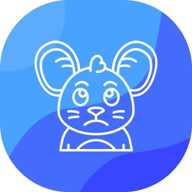 vector illustration of cute little rabbit