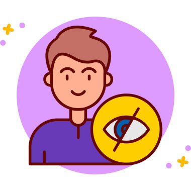 insan gözü vektör simgesi