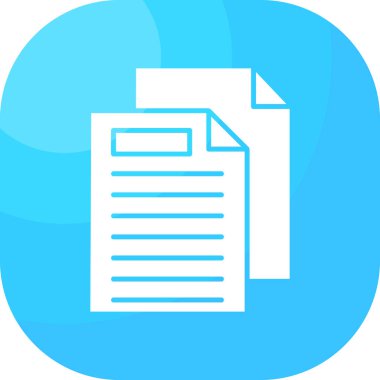 kağıt sayfa simgesi, vektör illüstrasyonu