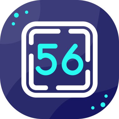 vektör modern resimleme 6 simgesi