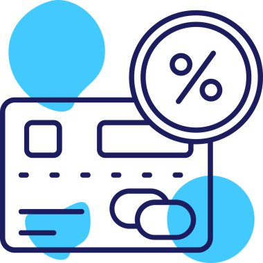 İndirim etiketi simgesi - taslak biçimi
