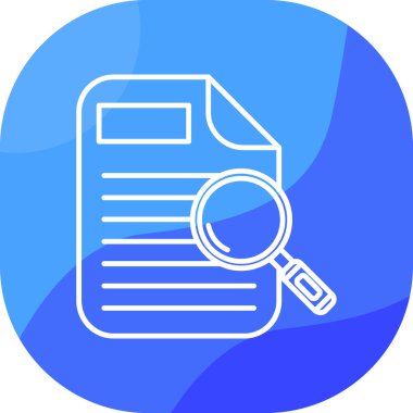 Belge. Web simgesi basit illüstrasyon