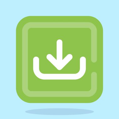 Simge indir. düz tasarım biçimi