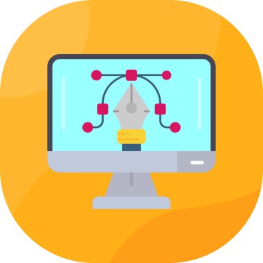 veri ağ vektör illüstrasyonu