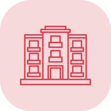 Otel binası. Basit tasarım