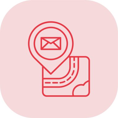 harita pin ikonu vektör illüstrasyonu