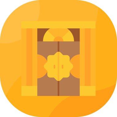 Bir binanın vektör simgesi