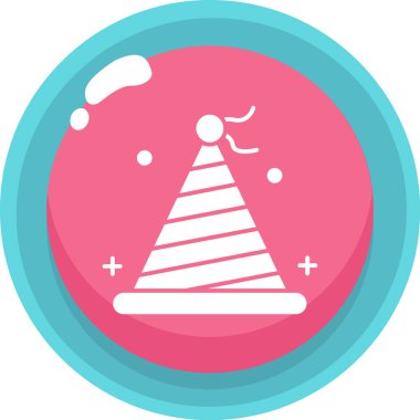 Noel şapkası vektör simgesi