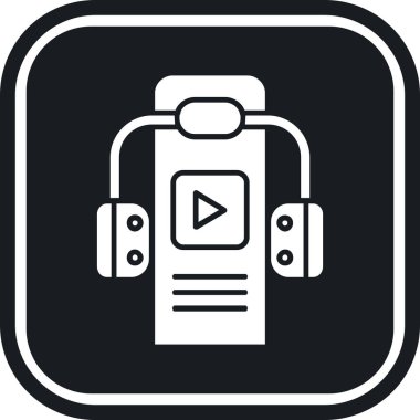 oyuncu simgesi, vektör illüstrasyonu