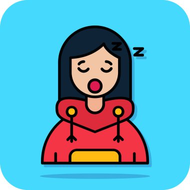 Tabletli uyuyan kız.