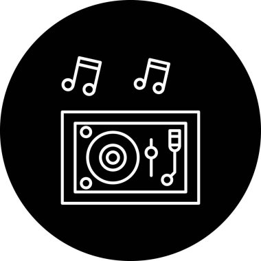 Modern simgenin vektör illüstrasyonu