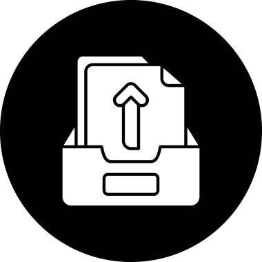 Belge simgesinin vektör illüstrasyonu