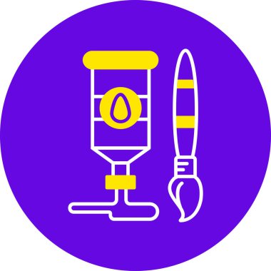 Bir gaz simgesinin vektör illüstrasyonu