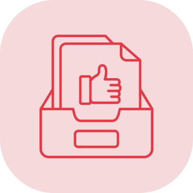 Bir web simgesinin vektör illüstrasyonu