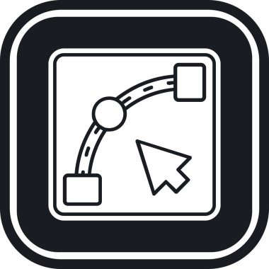 seo modern simgesinin vektör illüstrasyonu