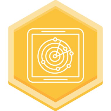 Pusula. Web simgesi vektör illüstrasyonu